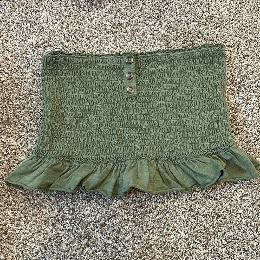 We The Free Green Large Tube Top - Picture 1 of 3